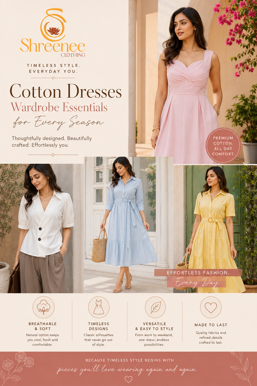 Why Cotton Dresses Are a Wardrobe Essential for Every Season