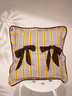 Cocoa Tie Cushion Cover